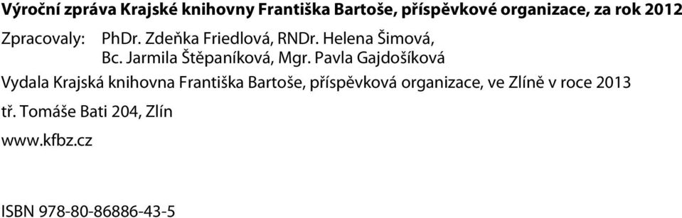 Jarmila Štěpaníková, Mgr.