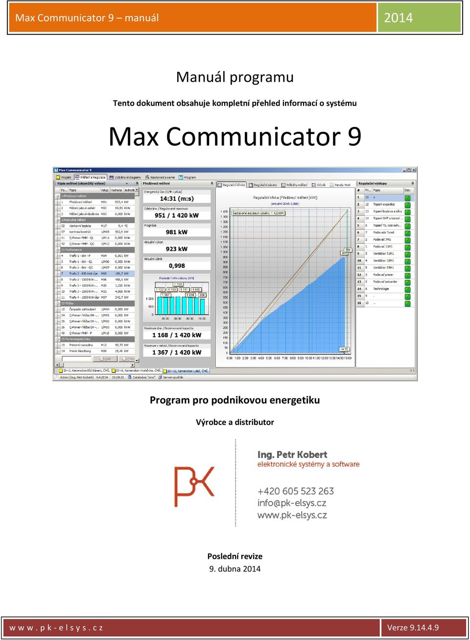 9 Program pro podnikovou energetiku Výrobce a distributor