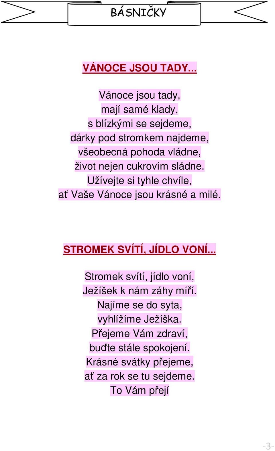 život nejen cukrovím sládne. Užívejte si tyhle chvíle, ať Vaše Vánoce jsou krásné a milé.