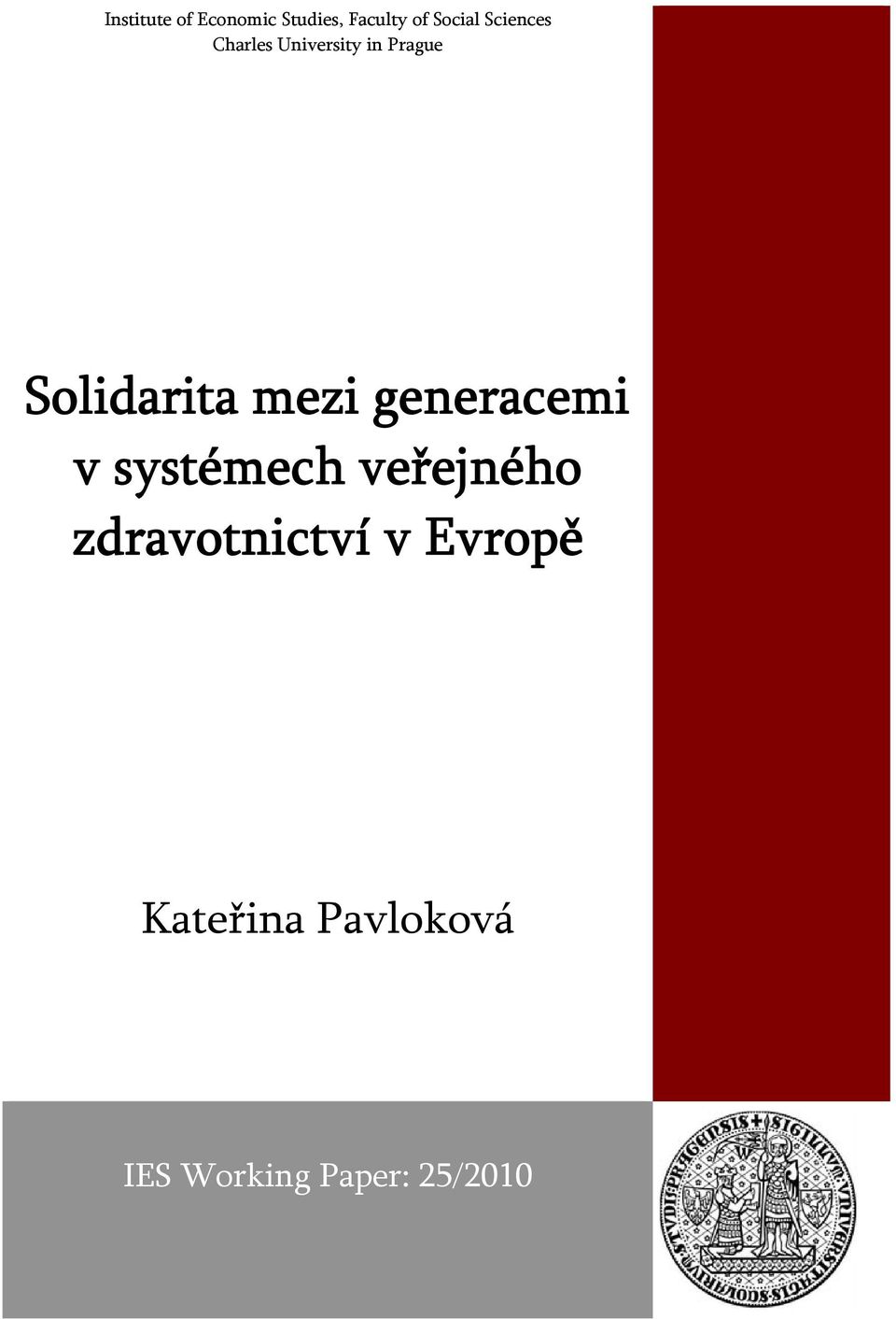mezi generacemi v sysémech veřejného