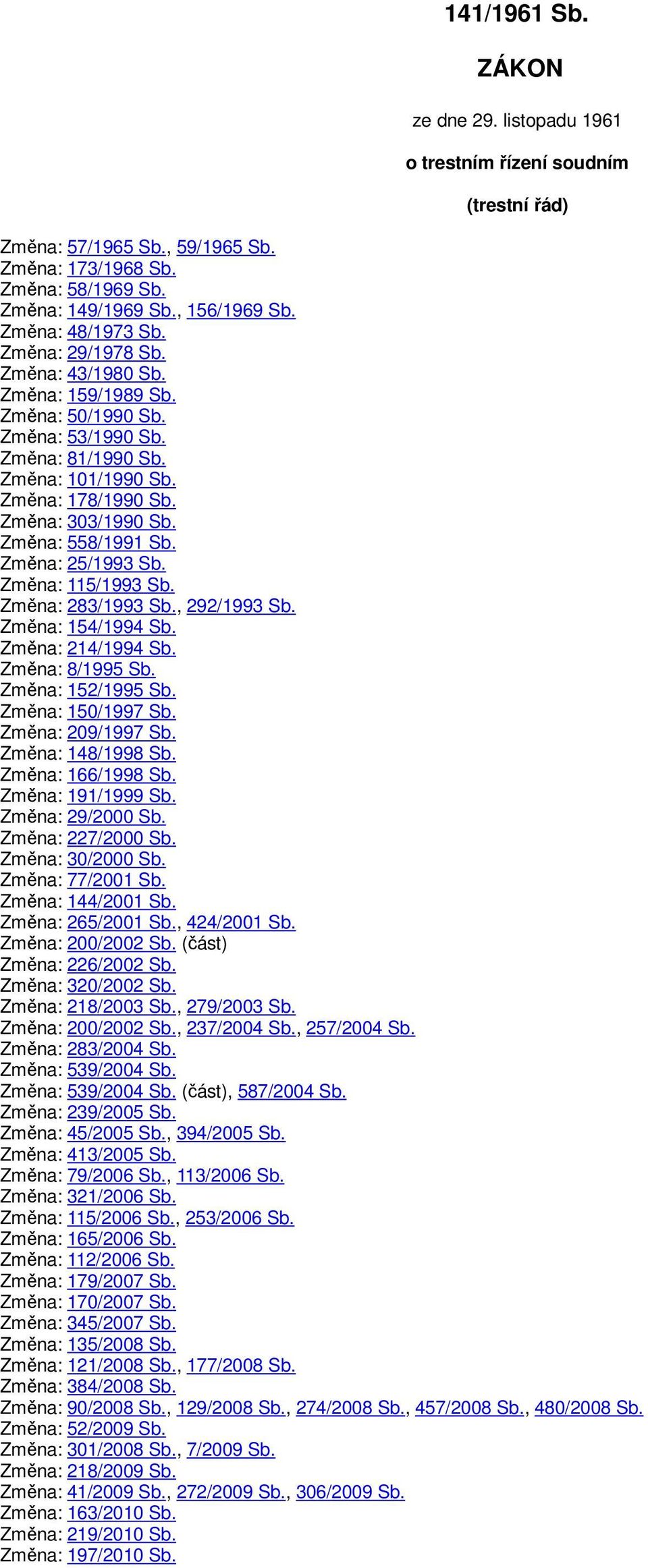 Změna: 558/1991 Sb. Změna: 25/1993 Sb. Změna: 115/1993 Sb. Změna: 283/1993 Sb., 292/1993 Sb. Změna: 154/1994 Sb. Změna: 214/1994 Sb. Změna: 8/1995 Sb. Změna: 152/1995 Sb. Změna: 150/1997 Sb.