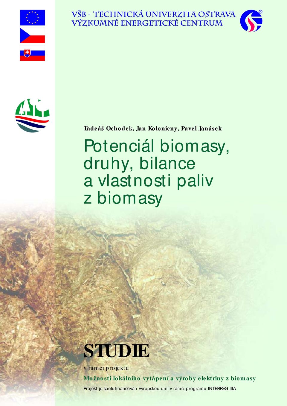 projektu Možnosti lokálního vytápení a výroby elektriny z biomasy