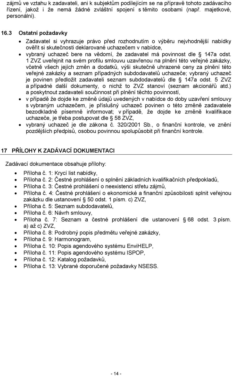 povinnost dle 147a odst.