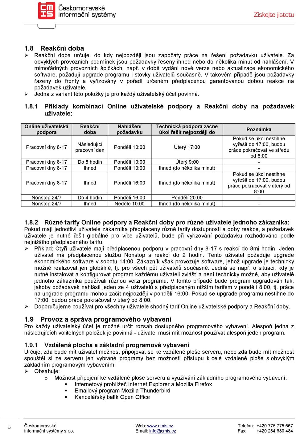 V takvém případě jsu pžadavky řazeny d frnty a vyřizvány v přadí určeném předplacenu garantvanu dbu reakce na pžadavek uživatele. Jedna z variant tét plžky je pr každý uživatelský účet pvinná. 1.8.