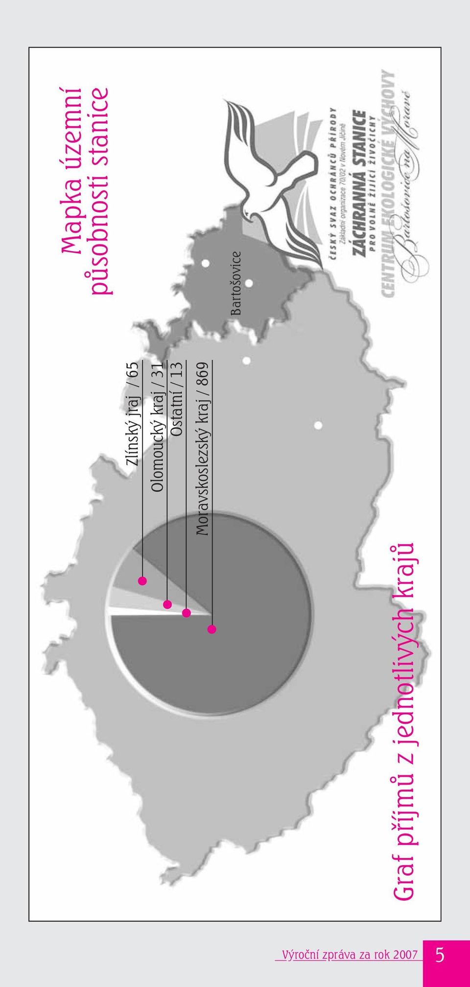 Moravskoslezský kraj / 869 Mapka územní