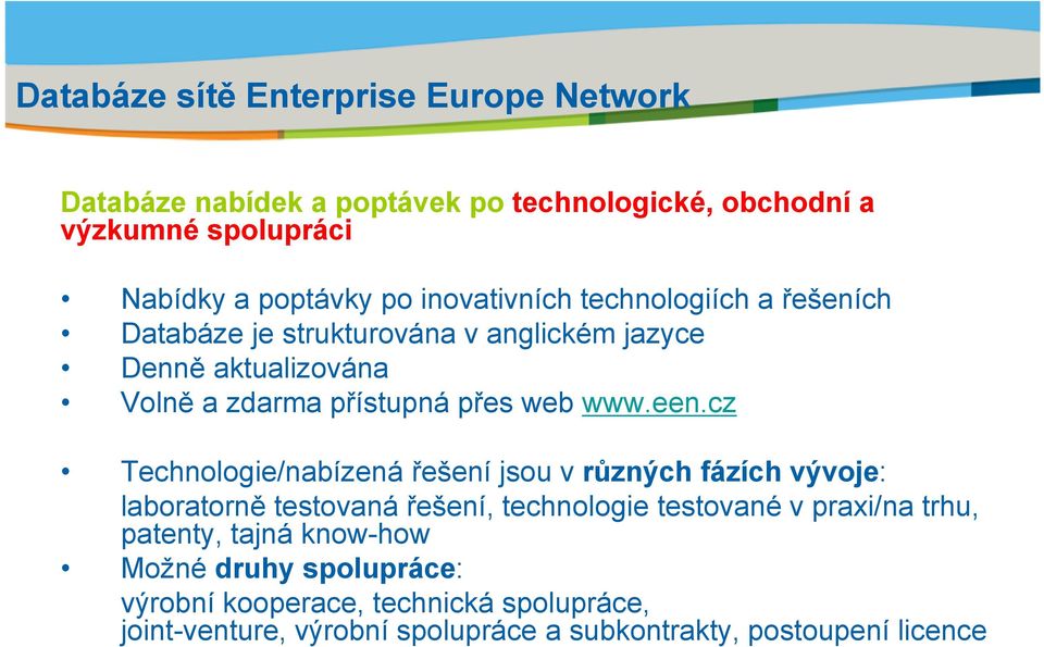 přes web www.een.