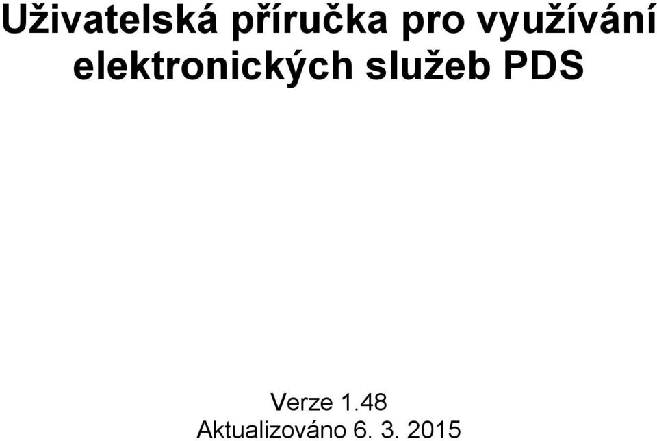 elektronických služeb