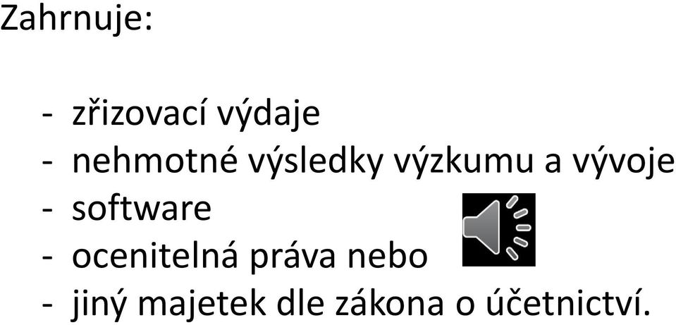 - software - ocenitelná práva nebo