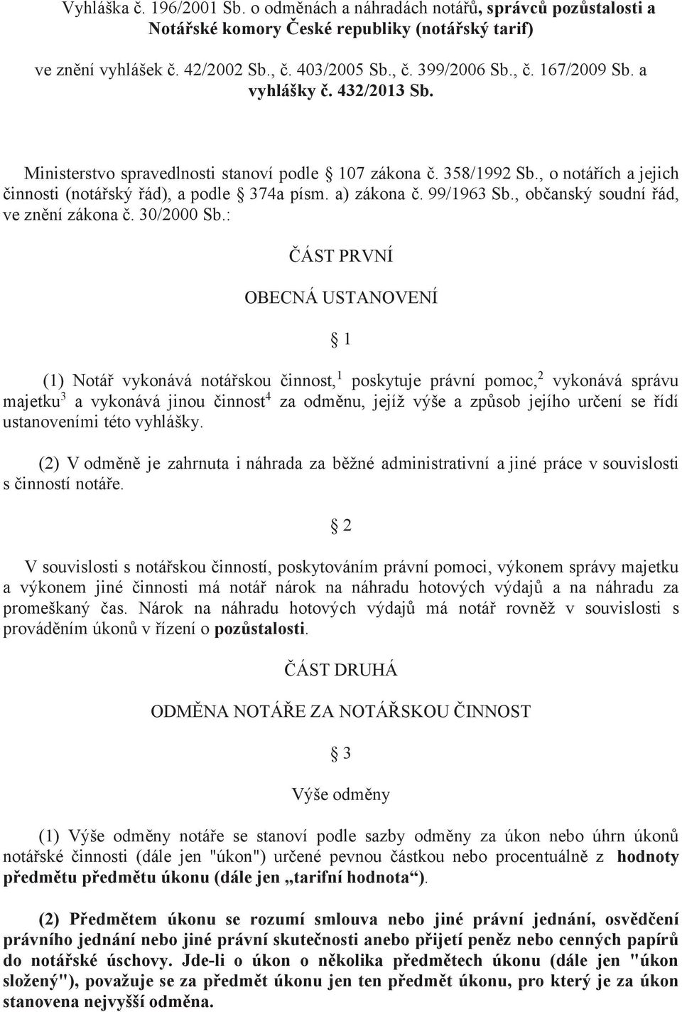 , občanský soudní řád, ve znění zákona č. 30/2000 Sb.