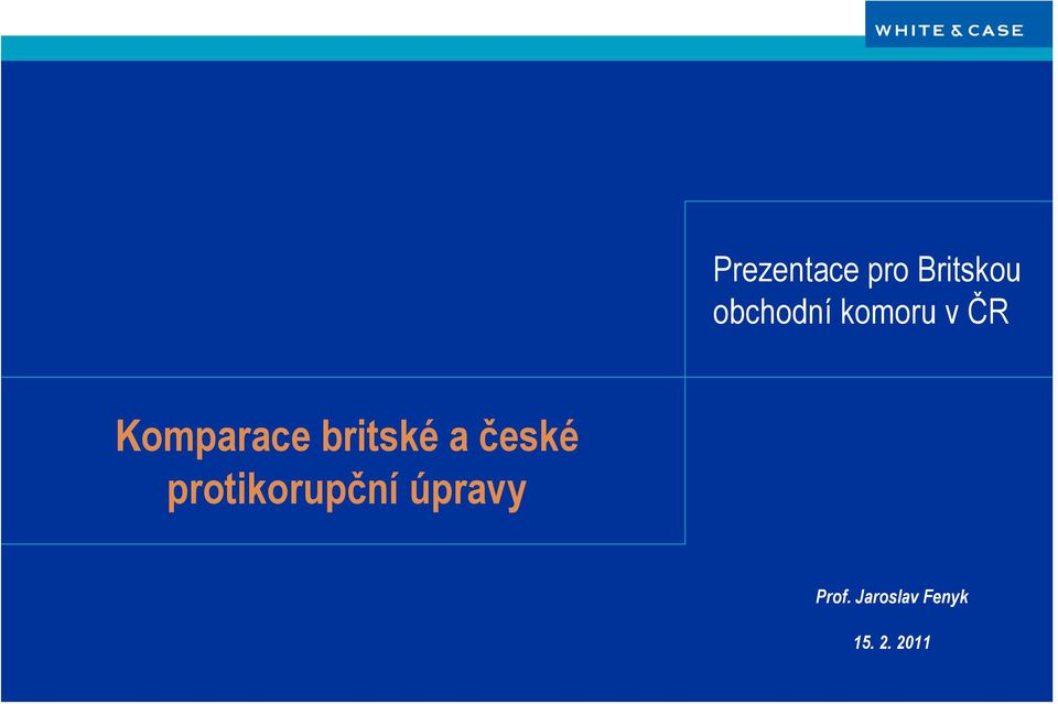 britské a české protikorupční