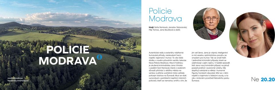 Hlavní hrdinkou je zkušená kriminalistka Jana Vinická v podání Soni Norisové, která z osobních důvodů přichází z většího města na venkov a přijme uvolněné místo velitele policejní stanice na Šumavě.