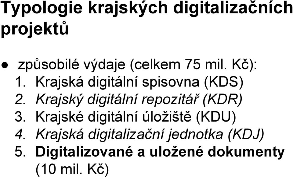 Krajský digitální repozitář (KDR) 3.