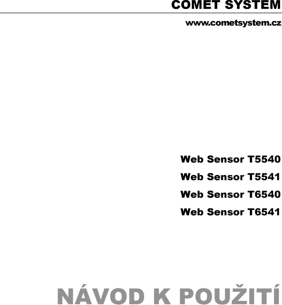 Sensor T5541 Web Sensor