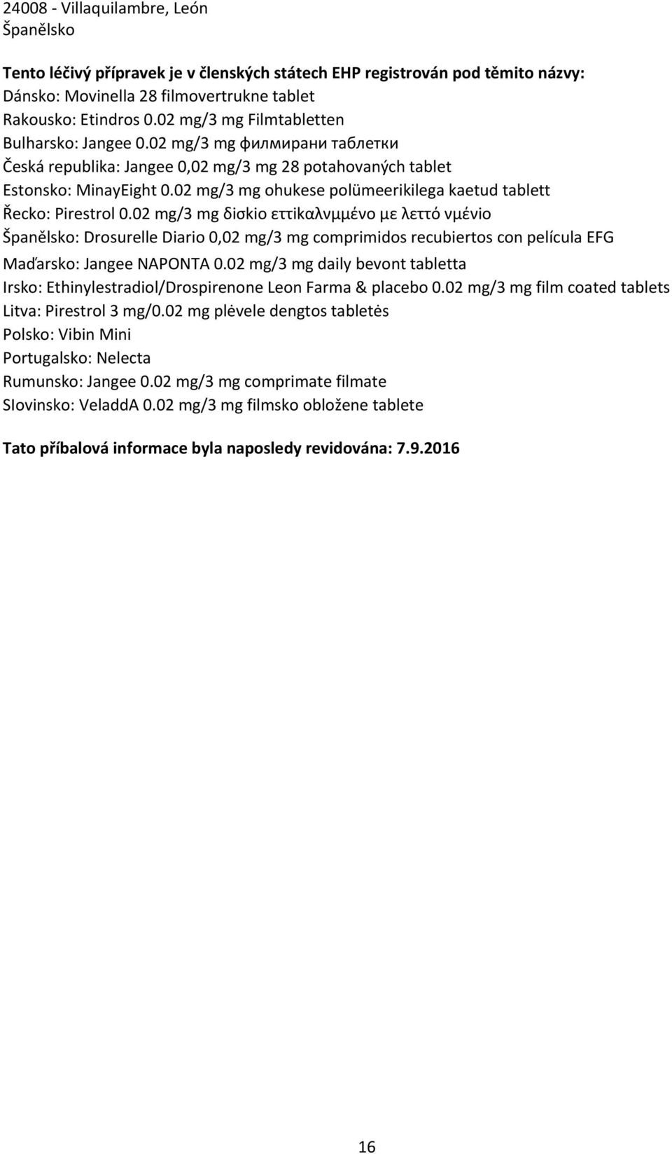 02 mg/3 mg ohukese polümeerikilega kaetud tablett Řecko: Pirestrol 0.