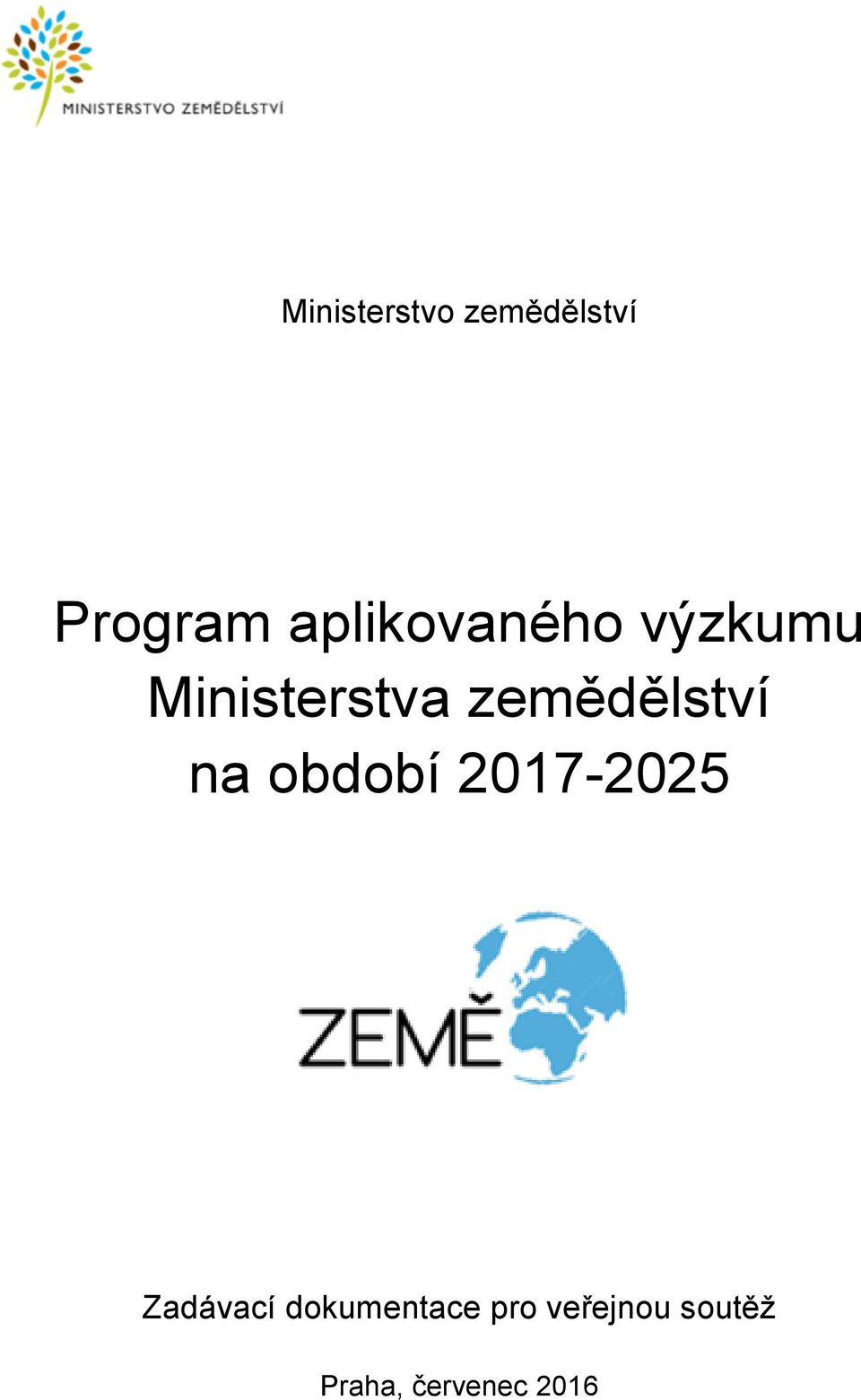 zemědělství na období 2017-2025