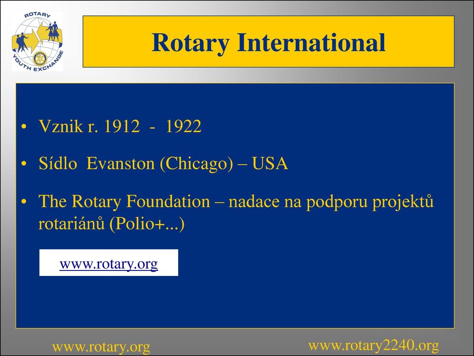 USA The Rotary Foundation nadace