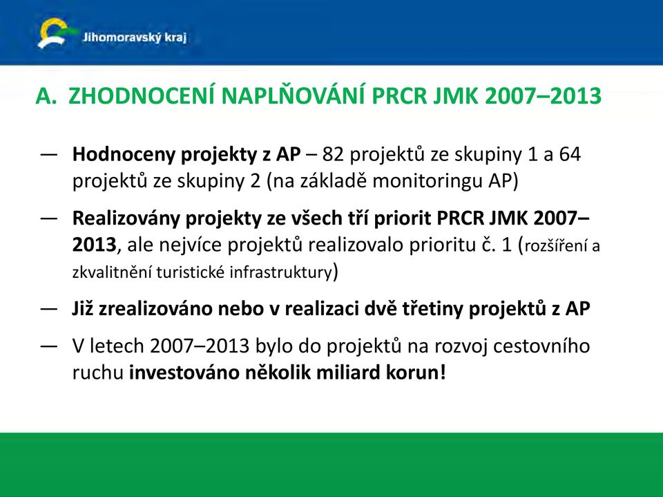 realizovalo prioritu č.