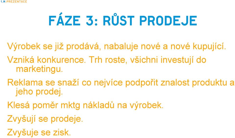 Trh roste, všichni investují do marketingu.