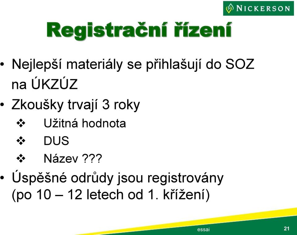 roky Užitná hodnota DUS Název?