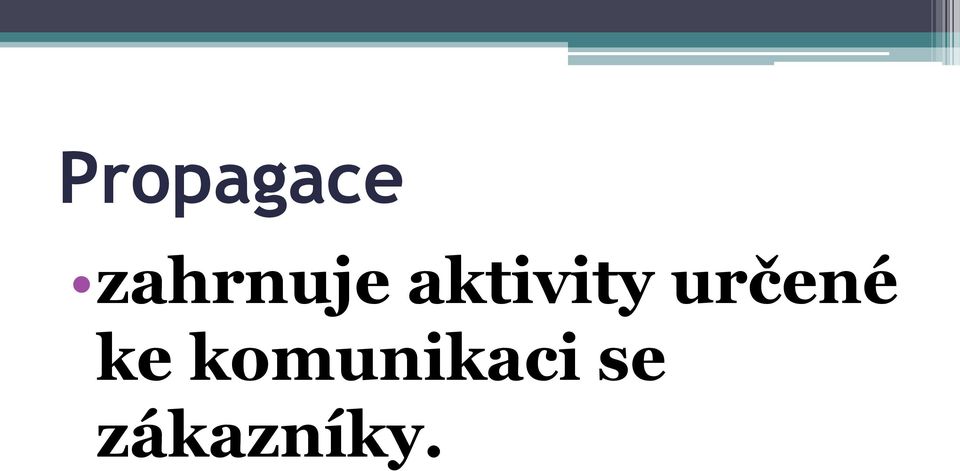 aktivity určené