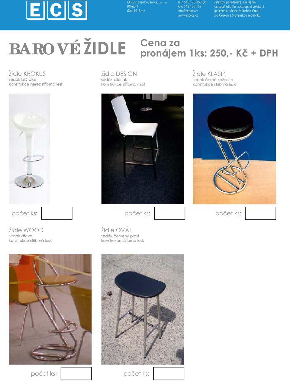 sedák bílá lak konstrukce stříbrná mat Židle KLASIK sedák