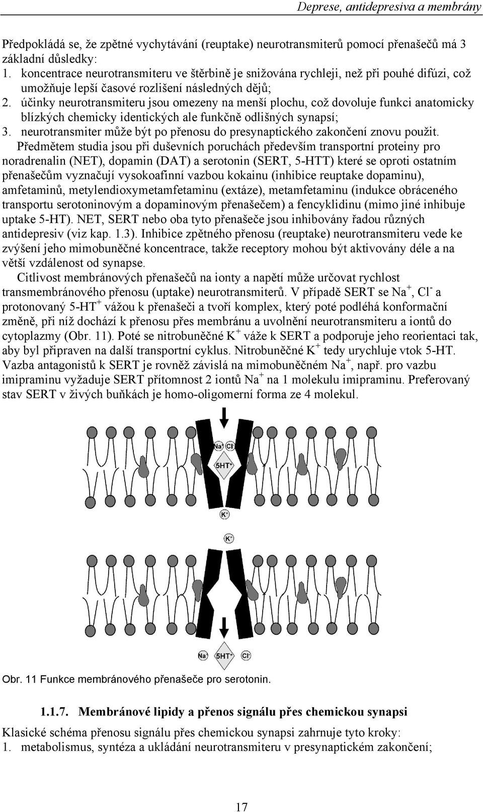 účinky neurotransmiteru jsou omezeny na menší plochu, což dovoluje funkci anatomicky blízkých chemicky identických ale funkčně odlišných synapsí; 3.