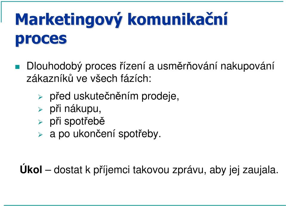 uskutečněním prodeje, při nákupu, při spotřebě a po