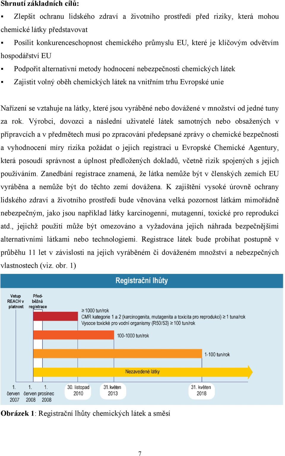 látky, které jsou vyráběné nebo dovážené v množství od jedné tuny za rok.