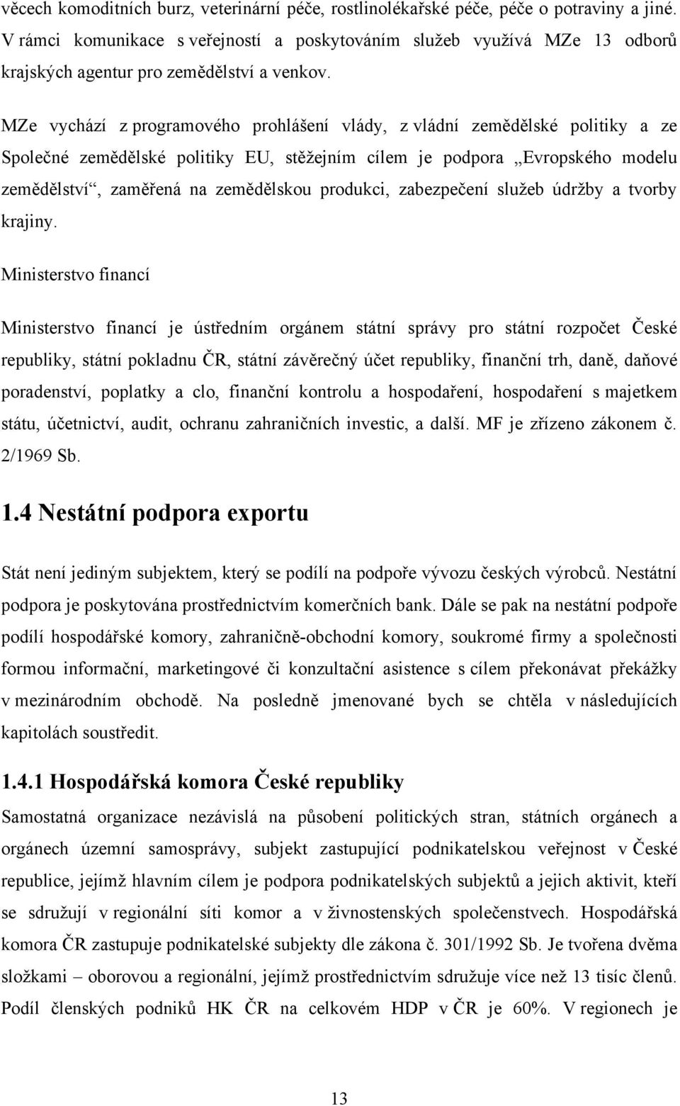 Nové formy podpory exportu v ČR - PDF Stažení zdarma