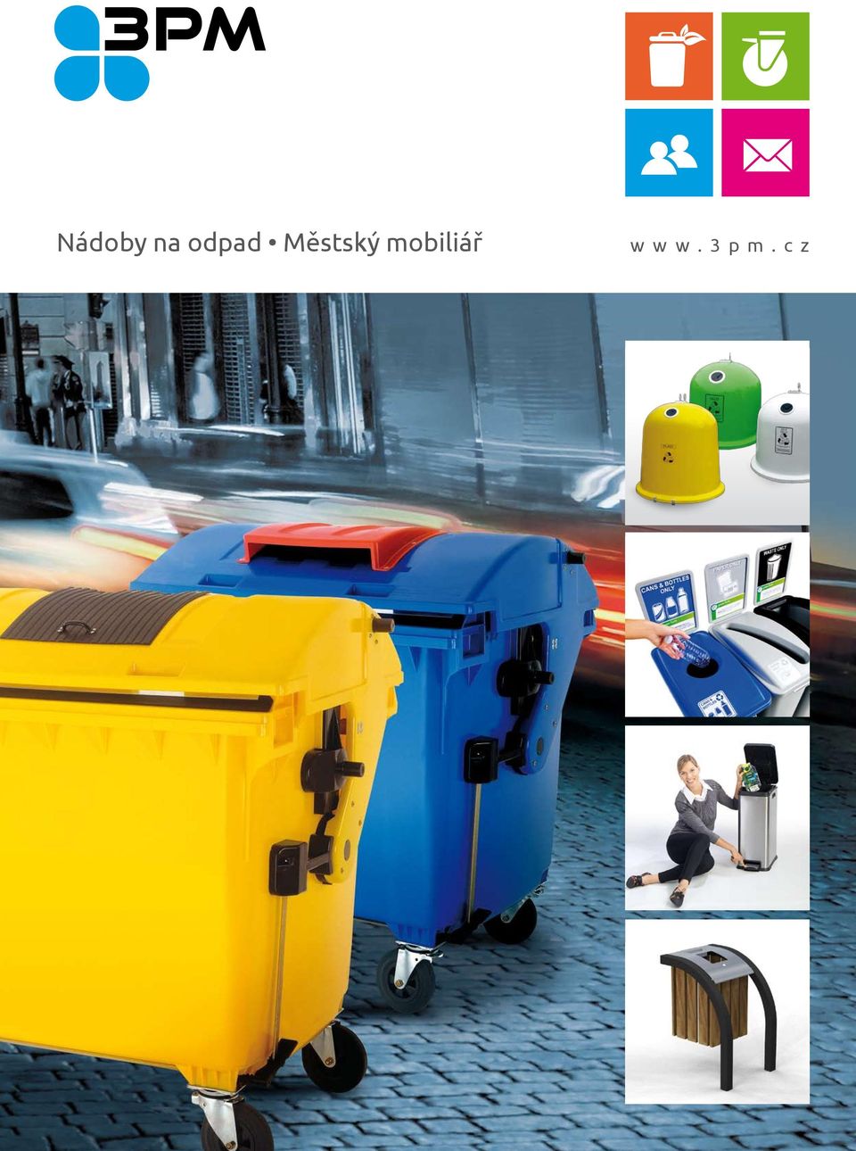 Nádoby na odpad Městský mobiliář. - PDF Free Download