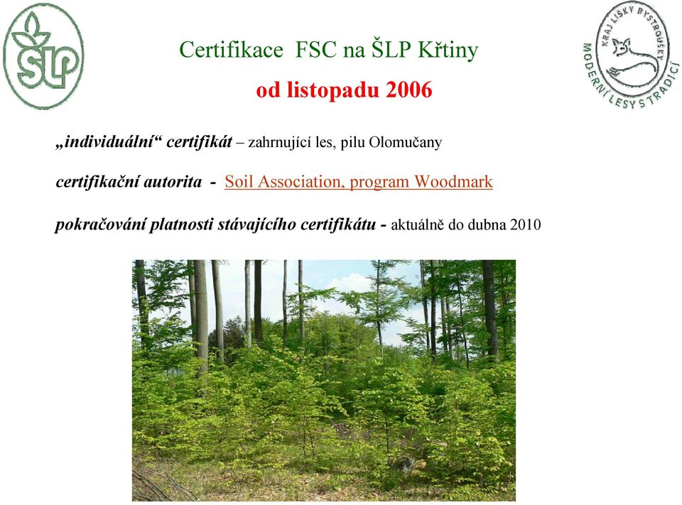 certifikační autorita - Soil Association, program