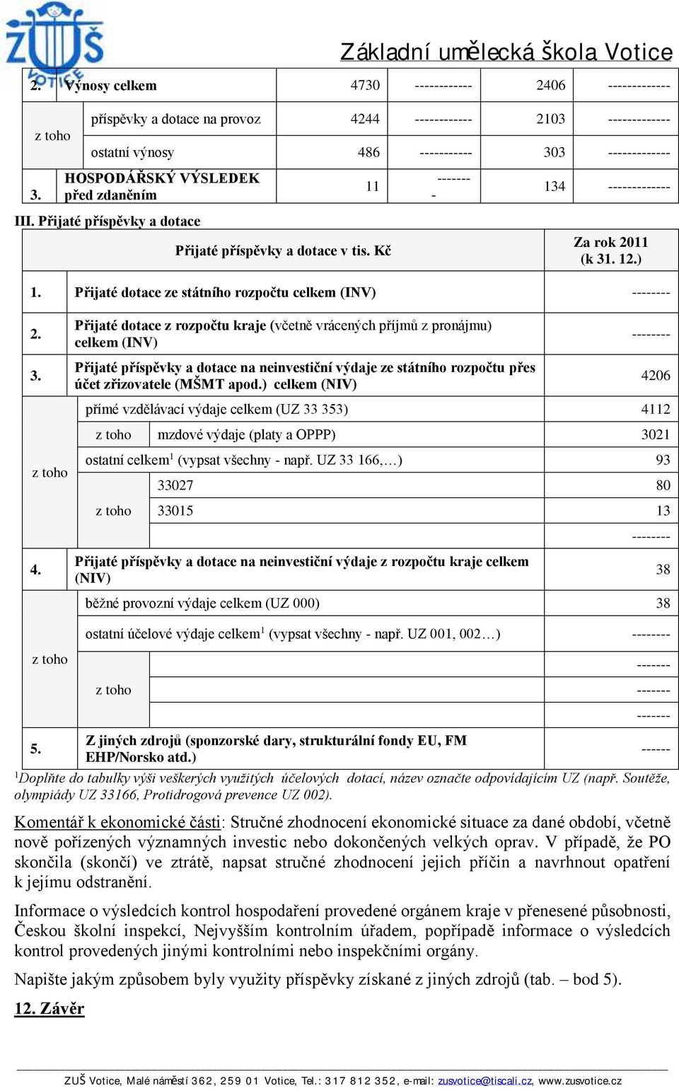 Přijaté dotace ze státního rozpočtu celkem (INV) -------- 2. 3.