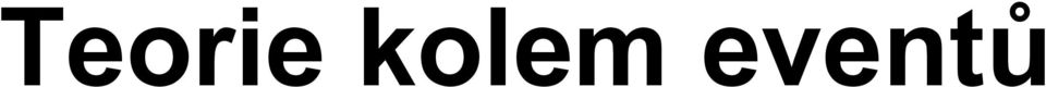 eventů