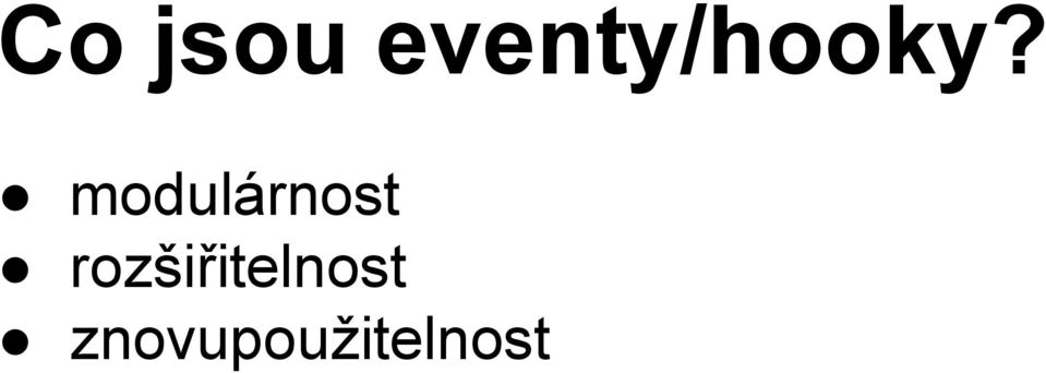 modulárnost