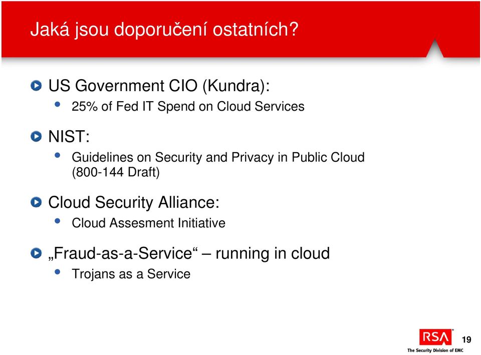 NIST: Guidelines on Security and Privacy in Public Cloud (800-144