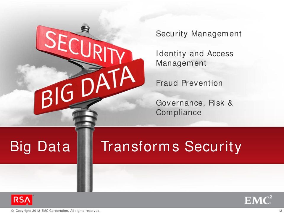 & Compliance Big Data Transforms Security