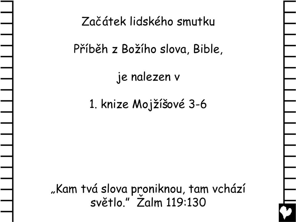 knize Mojžíšové 3-6 Kam tvá slova