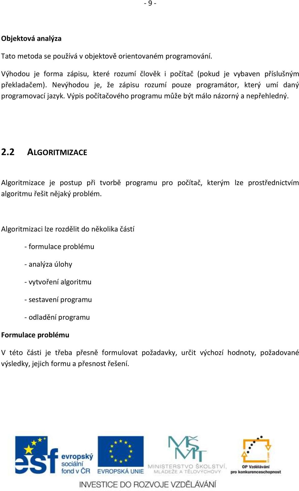 Základy programování a algoritmizace - PDF Stažení zdarma
