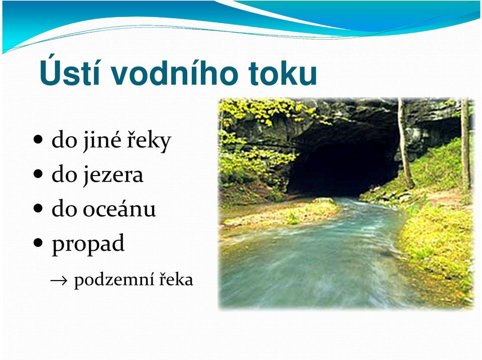 jezera do oceánu