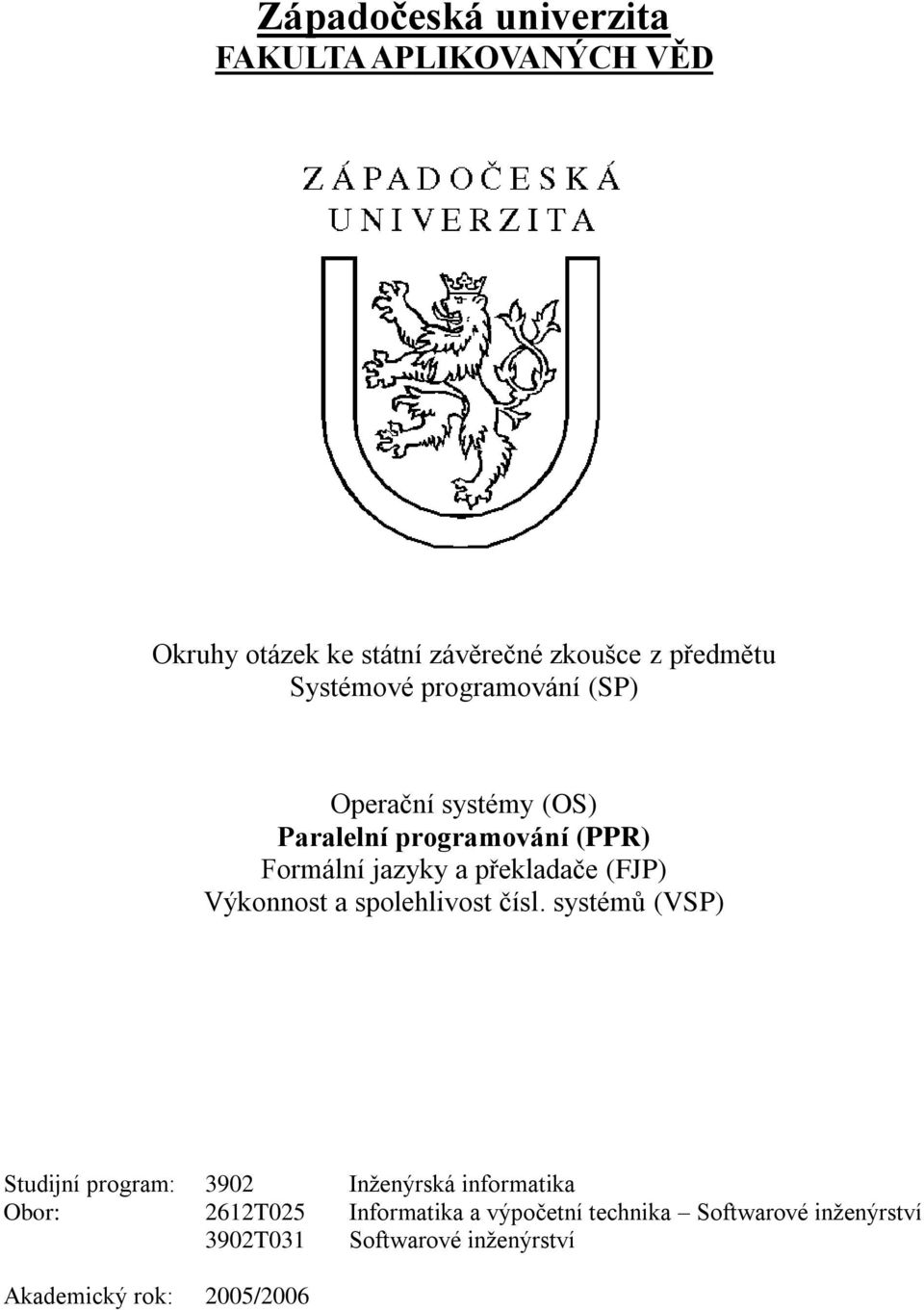 (FJP) Výkonnost a spolehlivost čísl.