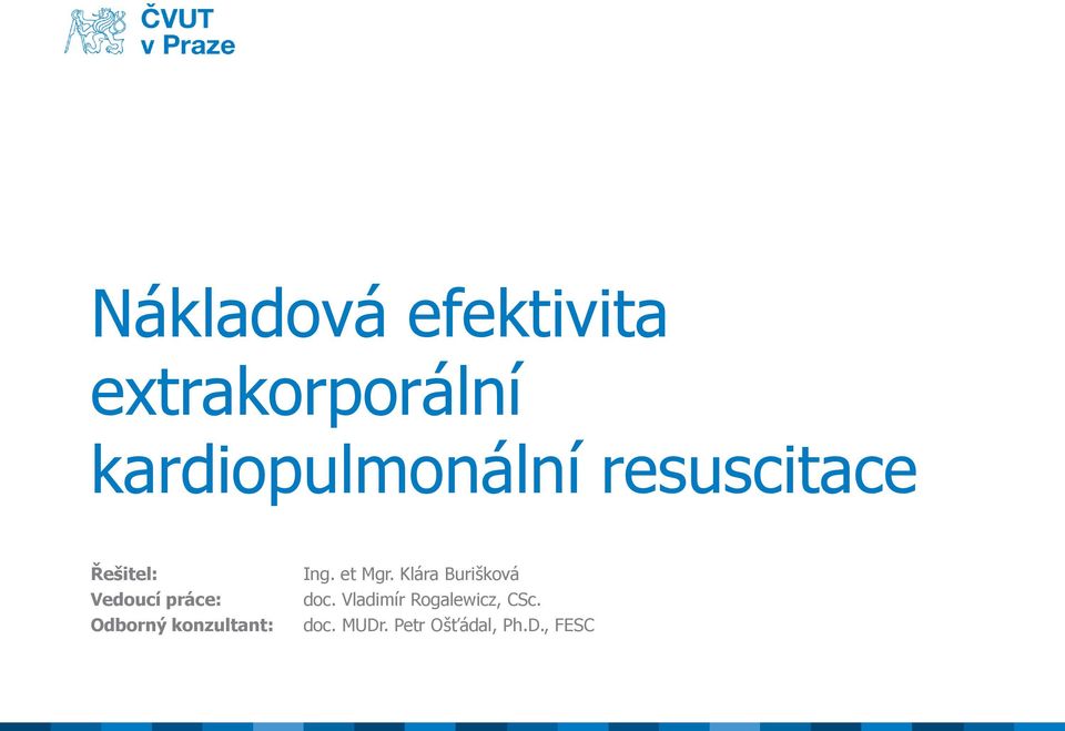 knzultant: Ing. et Mgr. Klára Buriškvá dc.