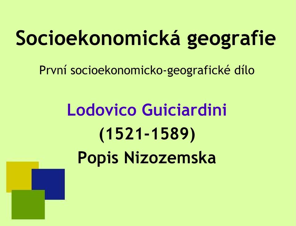 socioekonomicko-geografické