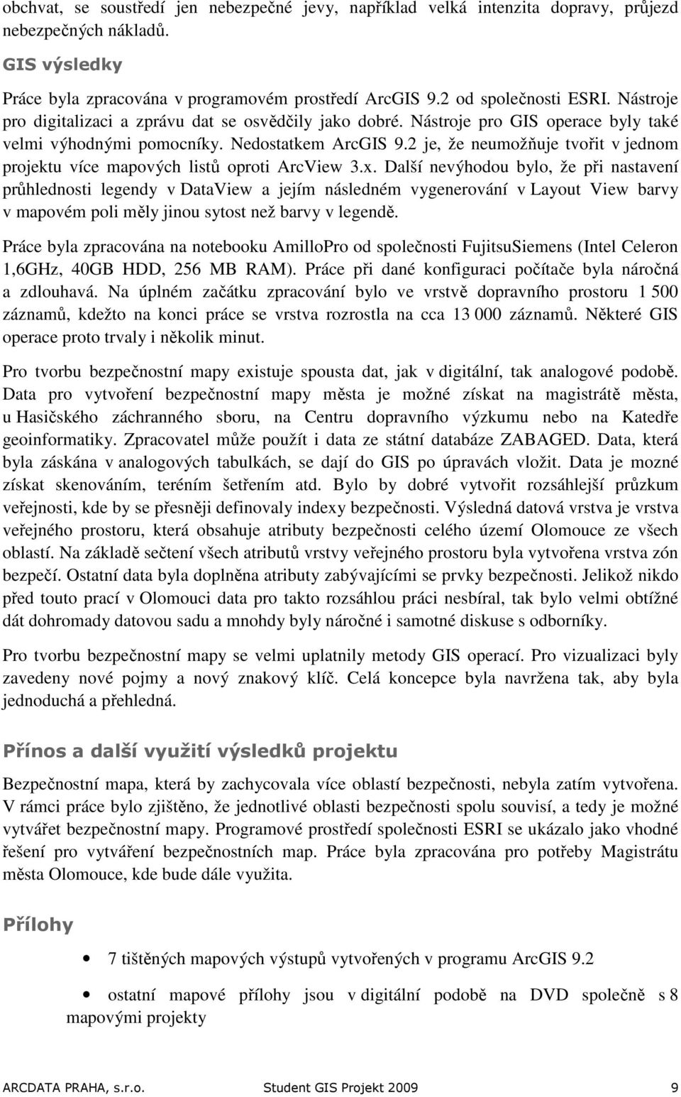 Bezpečnostní mapa města Olomouce - PDF Free Download