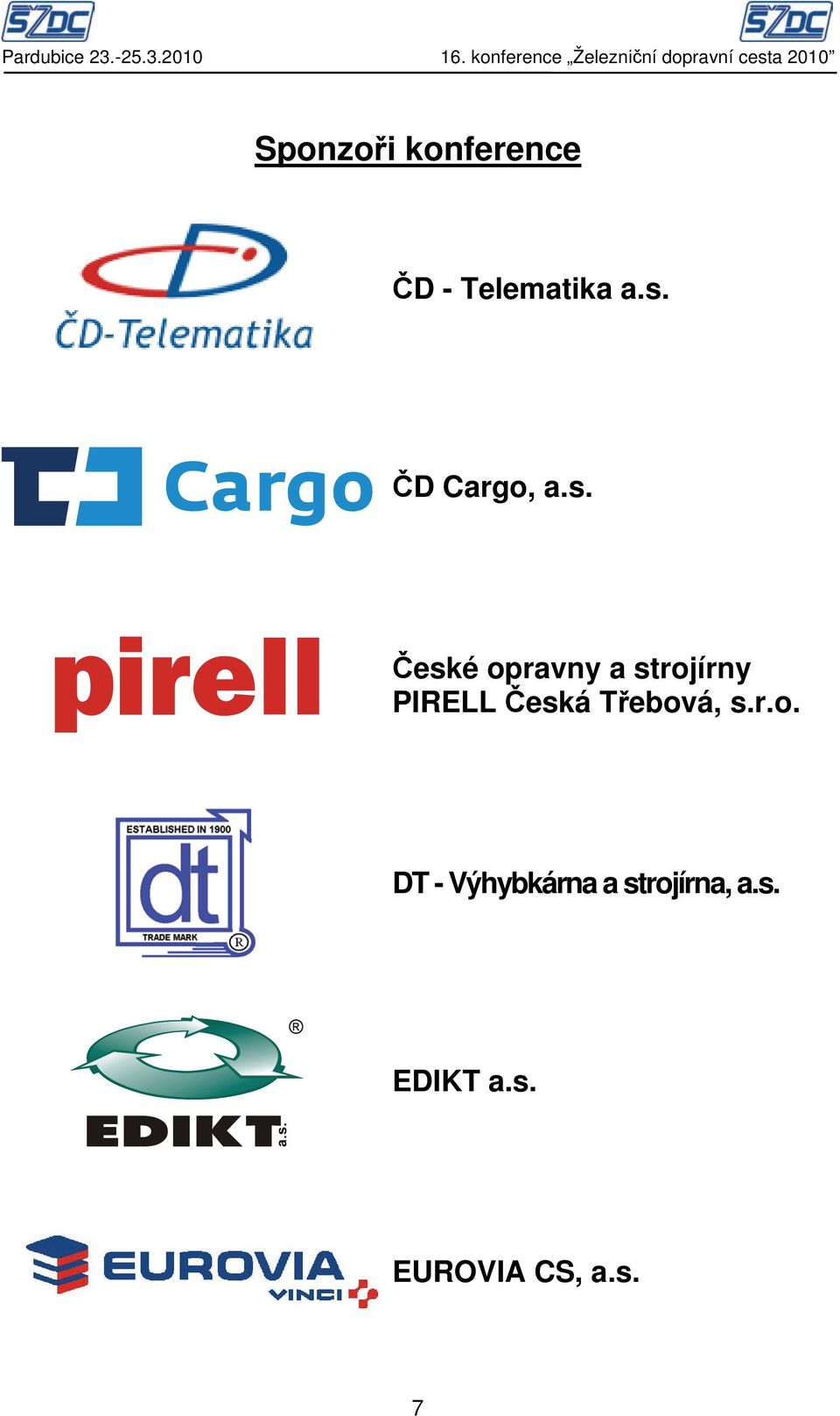 konference ČD - Telematika a.s.