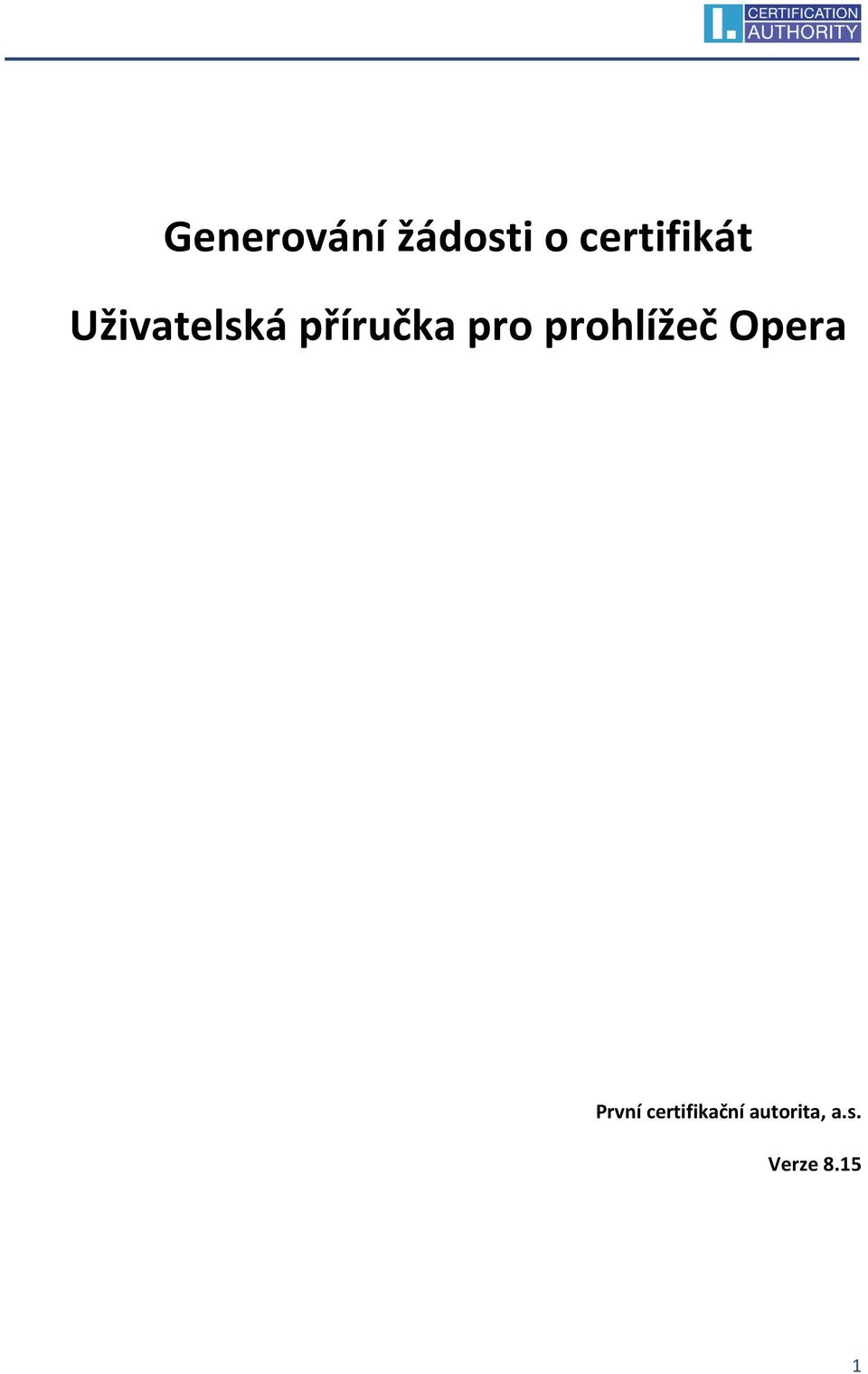 příručka pro prohlížeč Opera