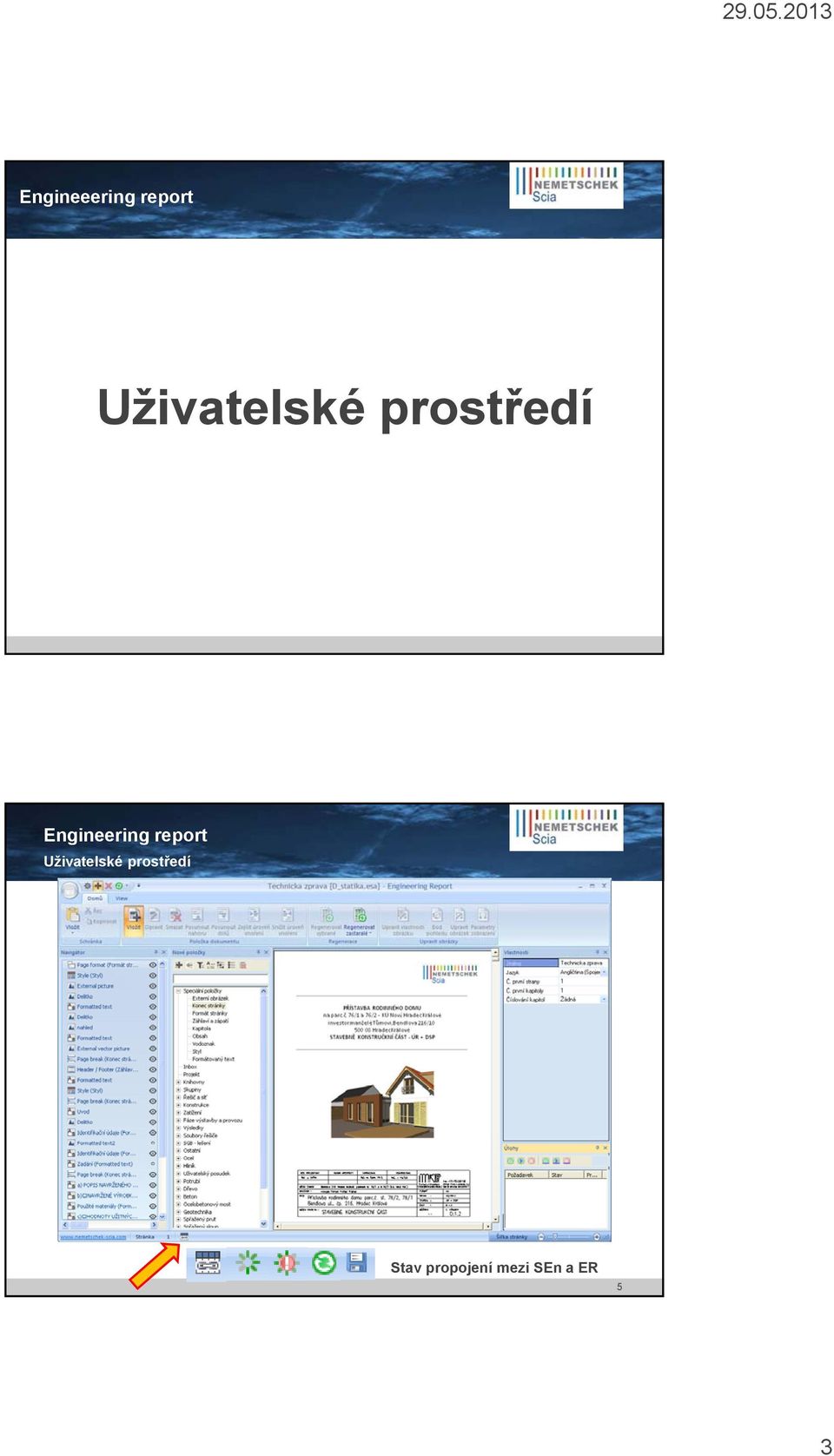 Stav propojení mezi SEn