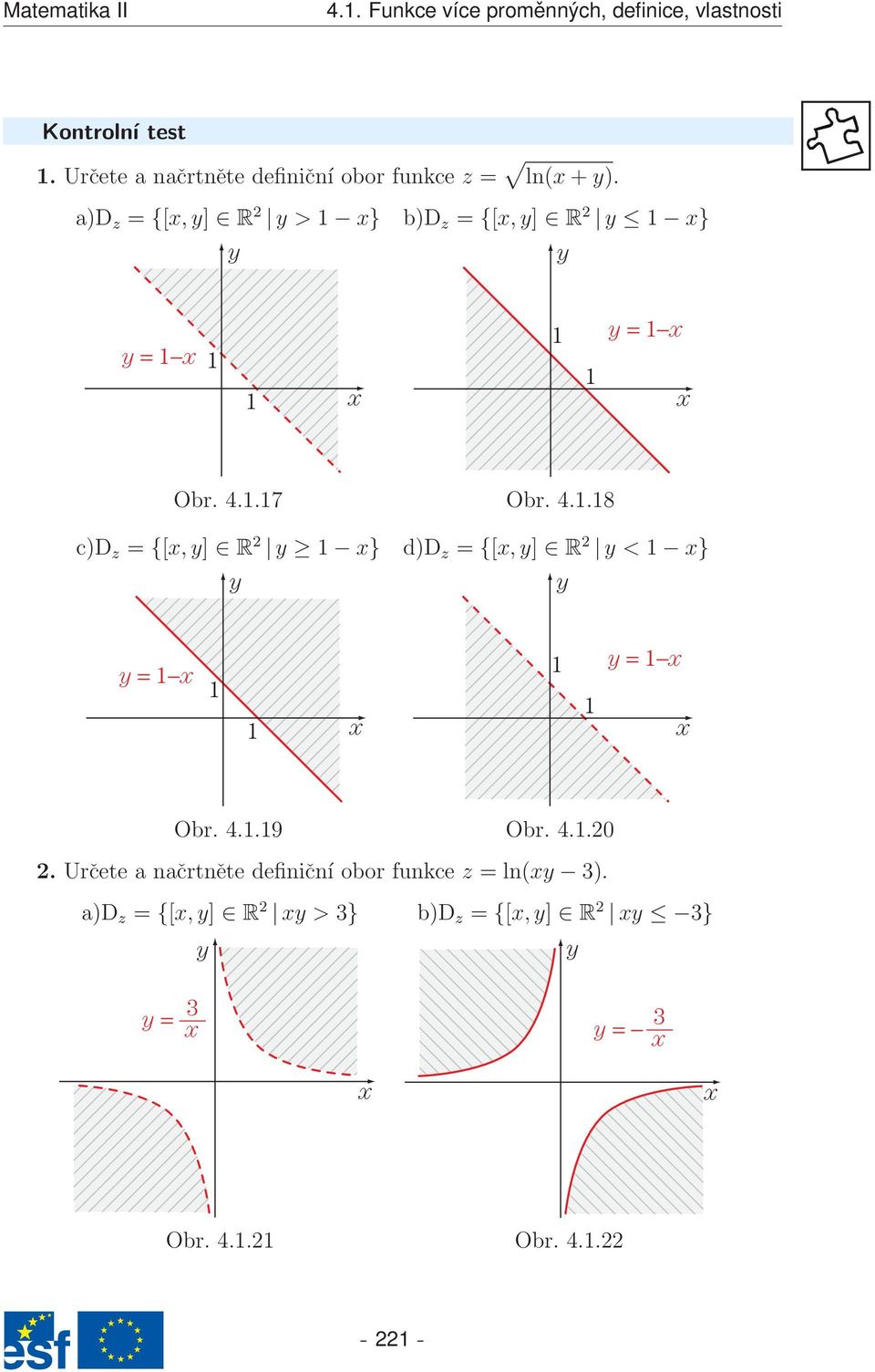 a)d z = {[,] R 2 > } b)d z = {[,] R 2 } = = Obr. 4.