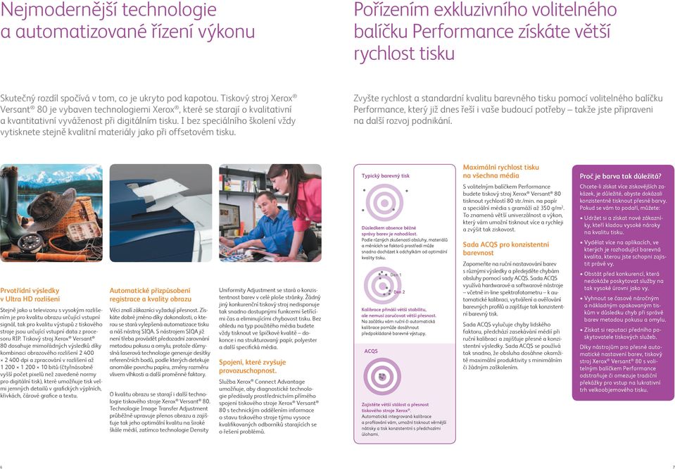 I bez speciálního školení vždy vytisknete stejně kvalitní materiály jako při offsetovém tisku.