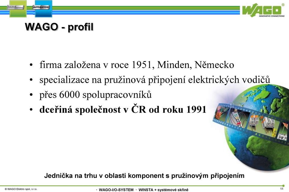 přes 6000 spolupracovníků dceřiná společnost v ČR od roku