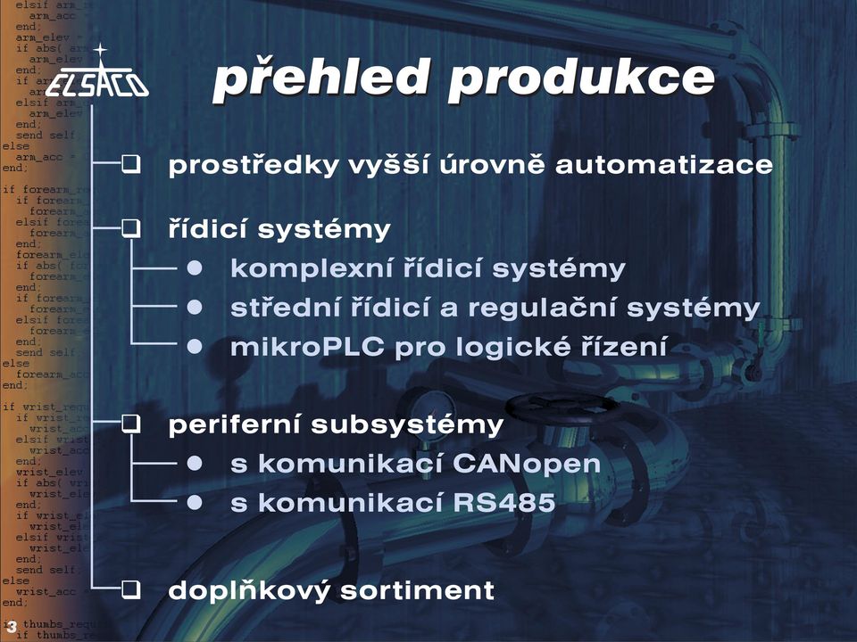 regulační systémy mikroplc pro logické řízení periferní